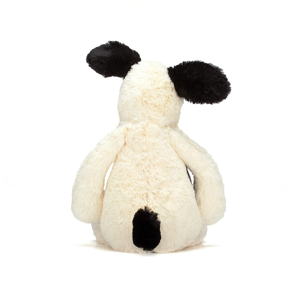 Jellycat Bashful Black and Cream Puppy Medium