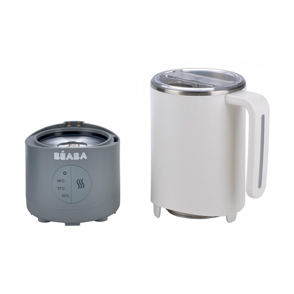 Beaba Milk Prep Beverage Maker (White/Grey)