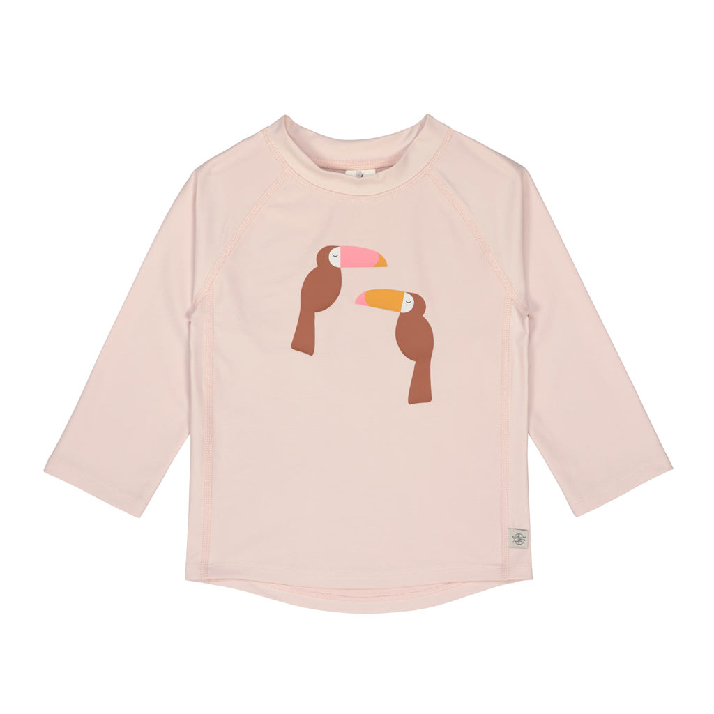 Lassig Girls Long Sleeve Rashguard, Toucan+ Swim Diaper