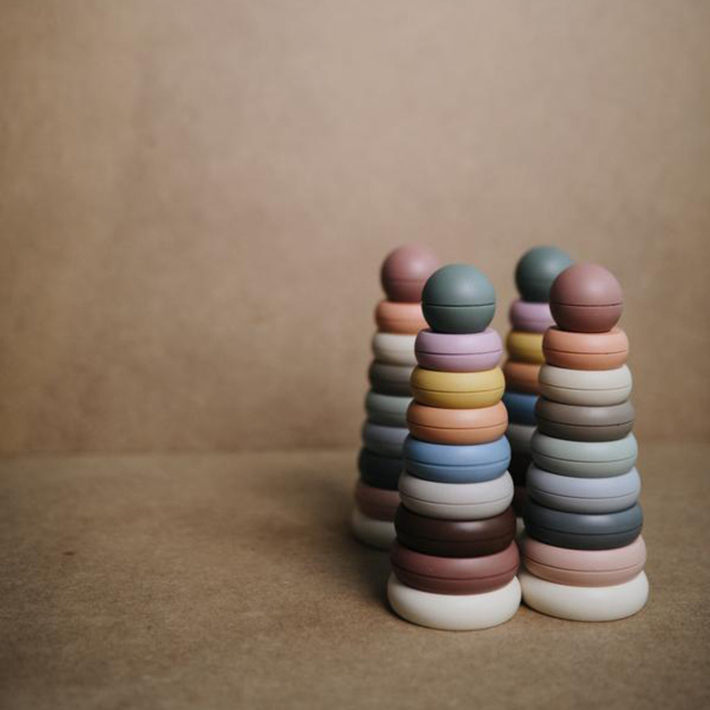 Mushie Stacking Rings Toy