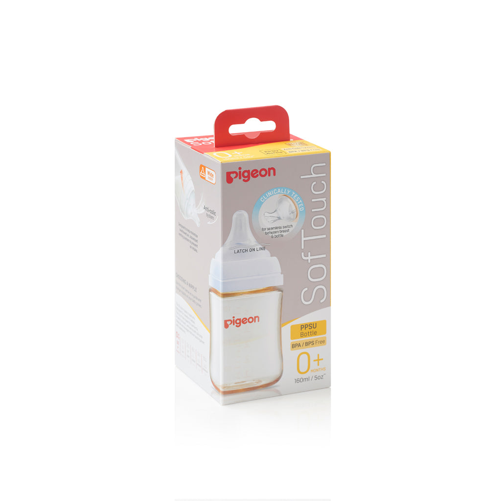 Pigeon SofTouch 3 PPSU Nursing Bottle - Logo