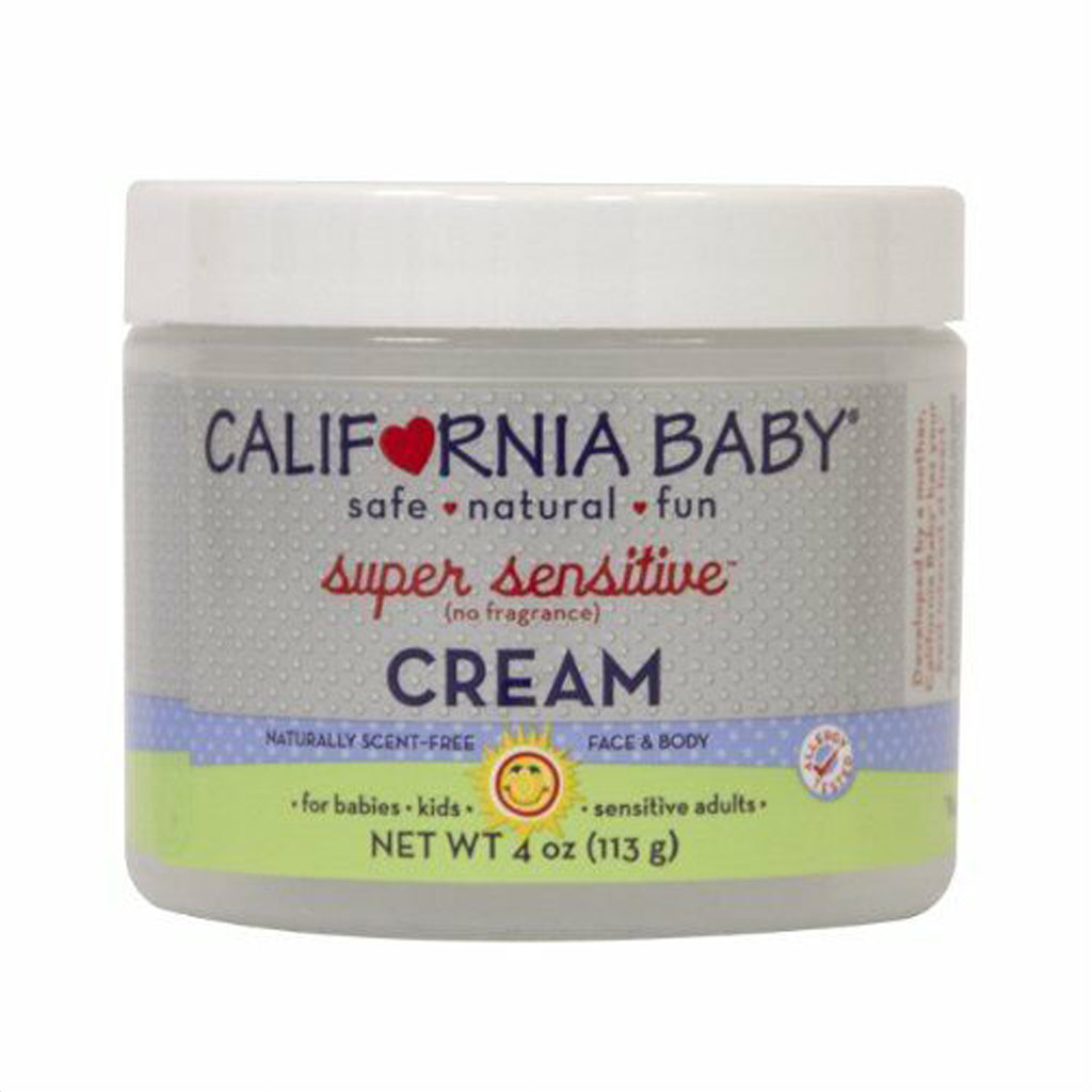 California Baby Super Sensitive Moisturizing Cream 4 Oz
