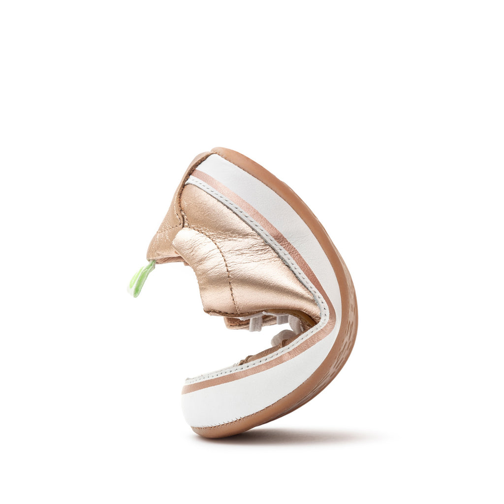 Tip Toey Joey Funky - Metalic Salmon / White