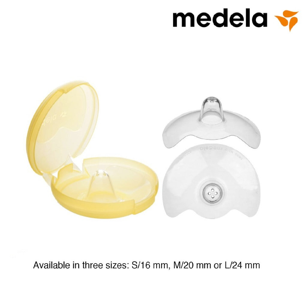 Medela Contact Nipple Shields 2pk with case Med - 20mm - Boots