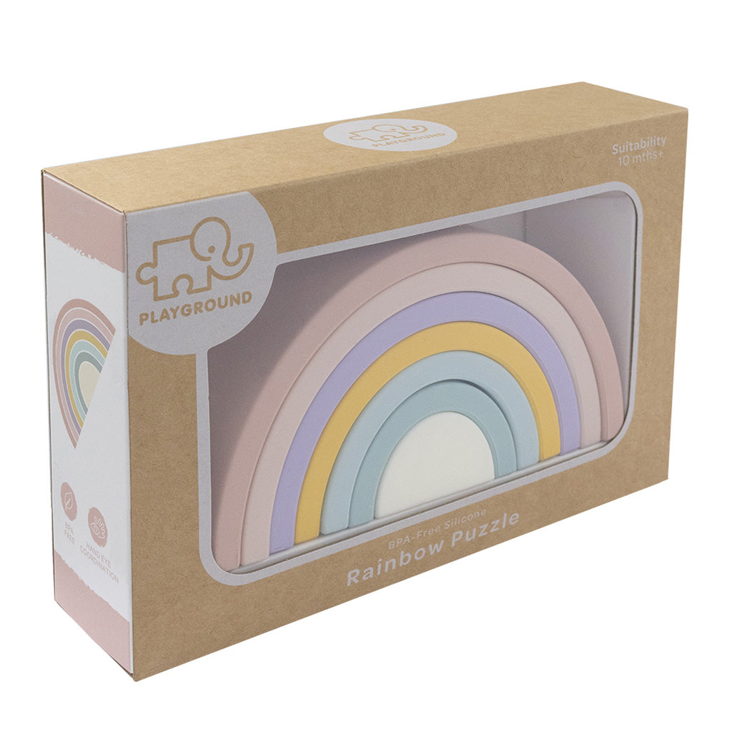 Playground Silicone Rainbow Puzzle