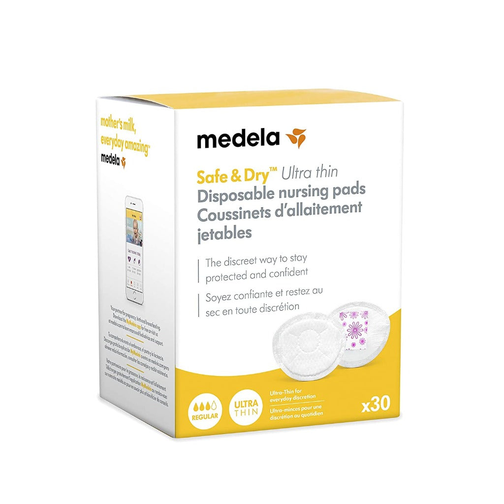 Medela Safe & Dry Ultra Thin Disposable Nursing Pads - 30pcs