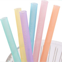 Viida Joy Series Silicone Straws - Rainbow