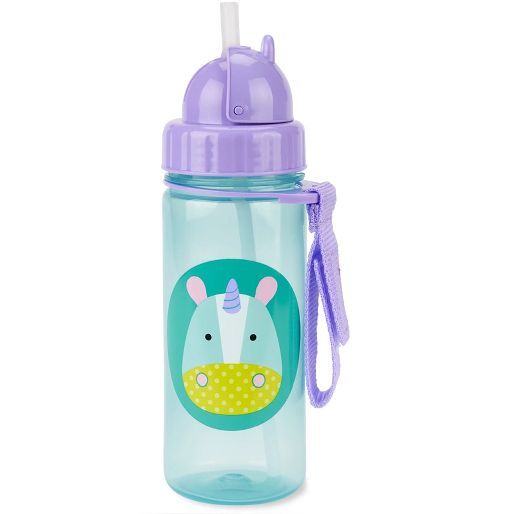 Skip Hop Zoo Straw Water Bottle