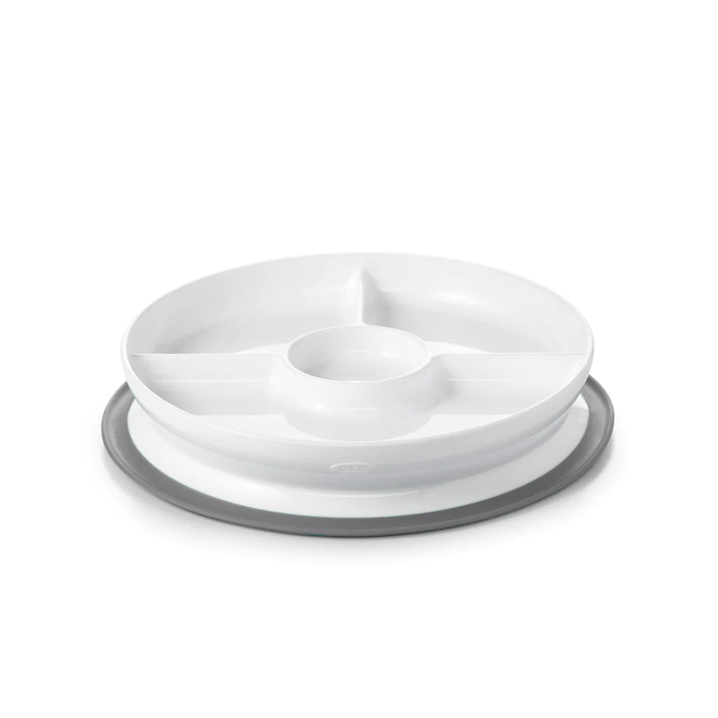 OXO Tot Stick & Stay Suction Divided Plate