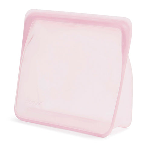 Stasher Reusable Silicone Stand-Up Mega Bag, Rainbow Pink 3077 ml)