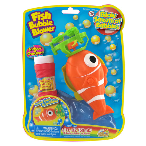 Rainbow Bubbles Clown Fish Bubble Blower
