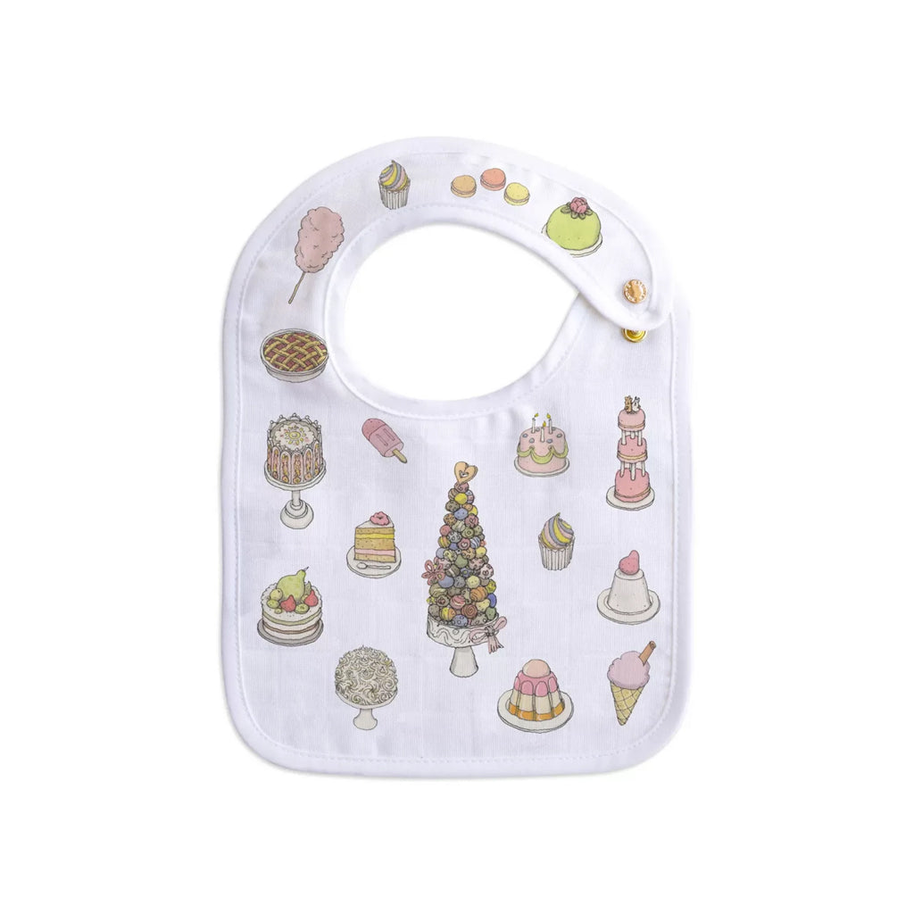 Atelier Choux Small Bib - Gold Snaps