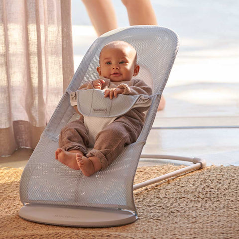 Babybjorn Balance Soft Mesh Baby Bouncer - Grey Frame