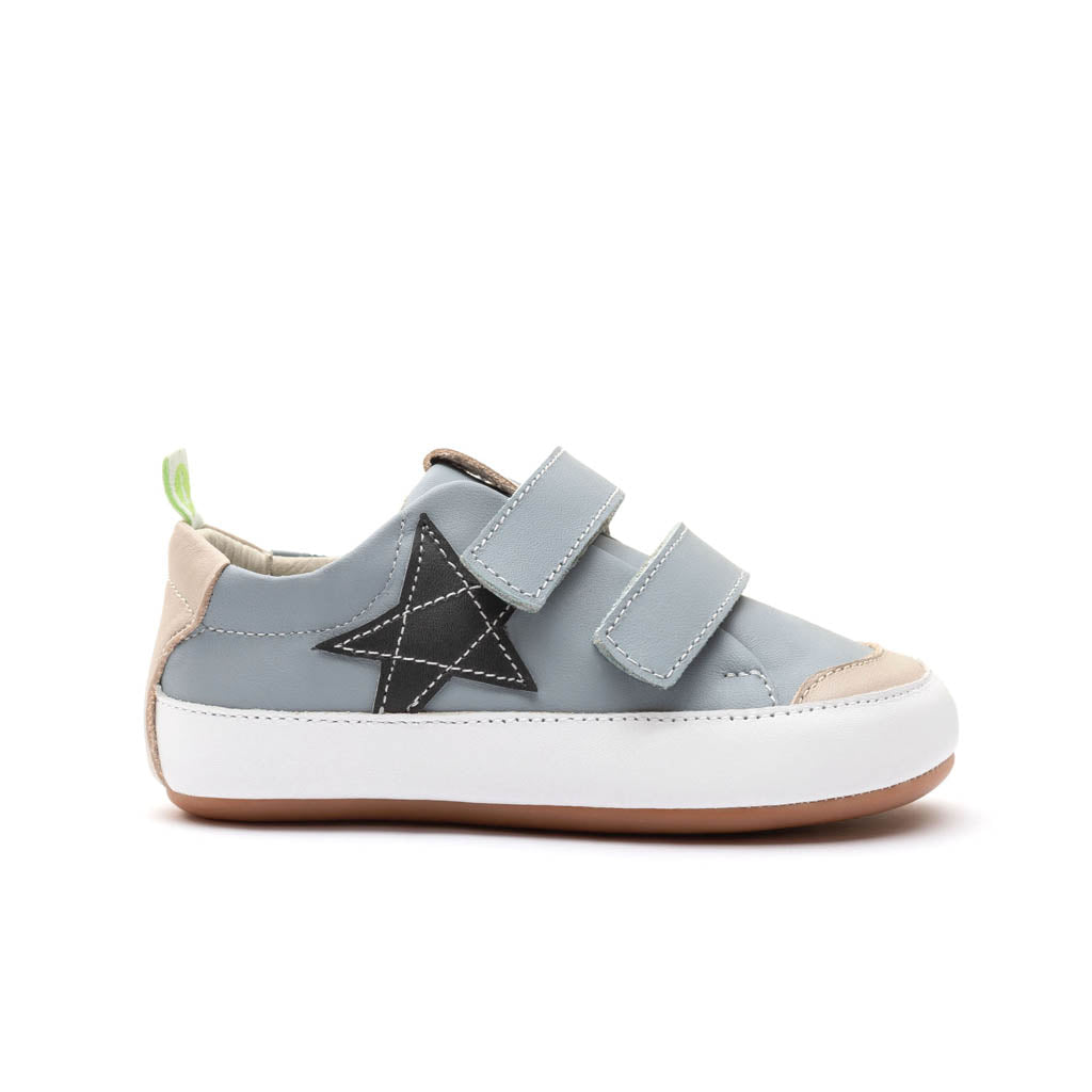 Tip Toey Joey Toddler Sneaker Bossy Star - Tide Blue/Pumice/Ash