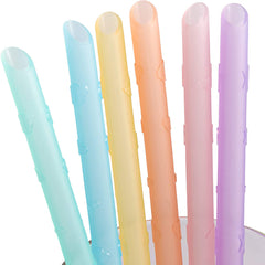 Viida Joy Series Silicone Straws - Rainbow