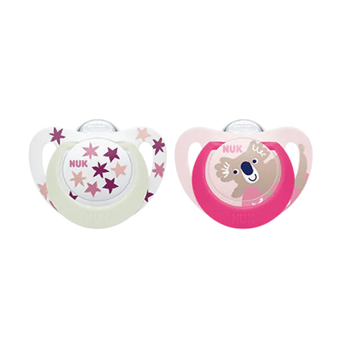 NUK Star Day & Night Silicone Soother