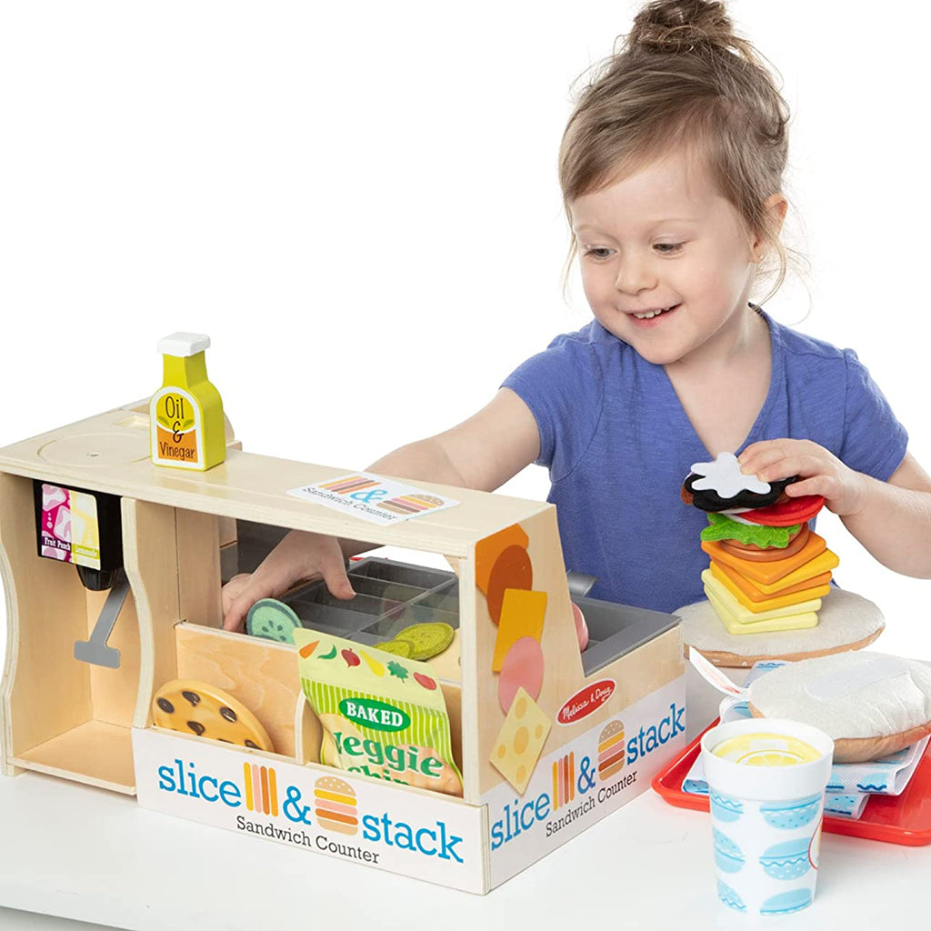 Melissa & Doug Slice & Stack Sandwich Counter