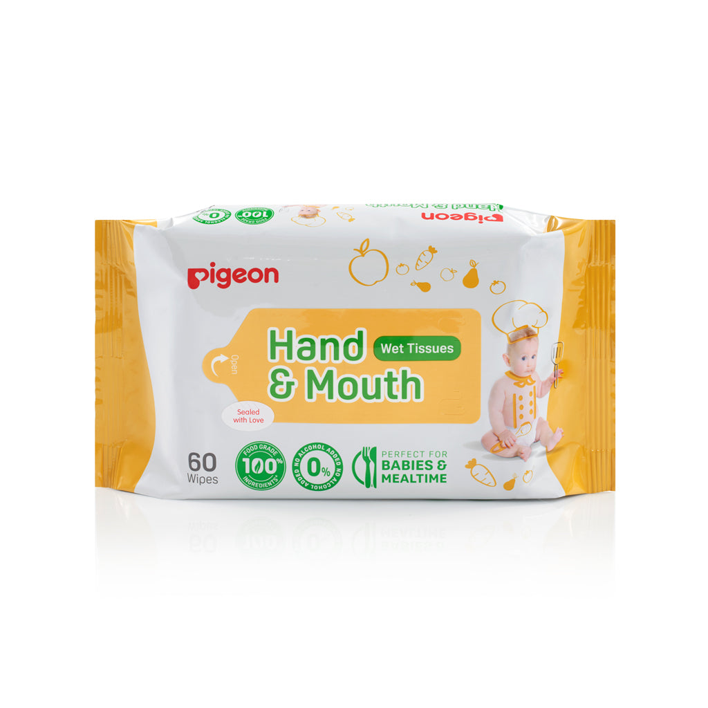 Pigeon Hand & Mouth Wipes 2 x 60s