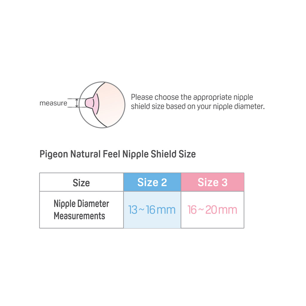 Pigeon Natural Feel Silicone Nipple Shield Size 2