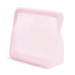 Stasher Reusable Silicone Stand-Up Mid Bag, Rainbow Pink (1656 ml)
