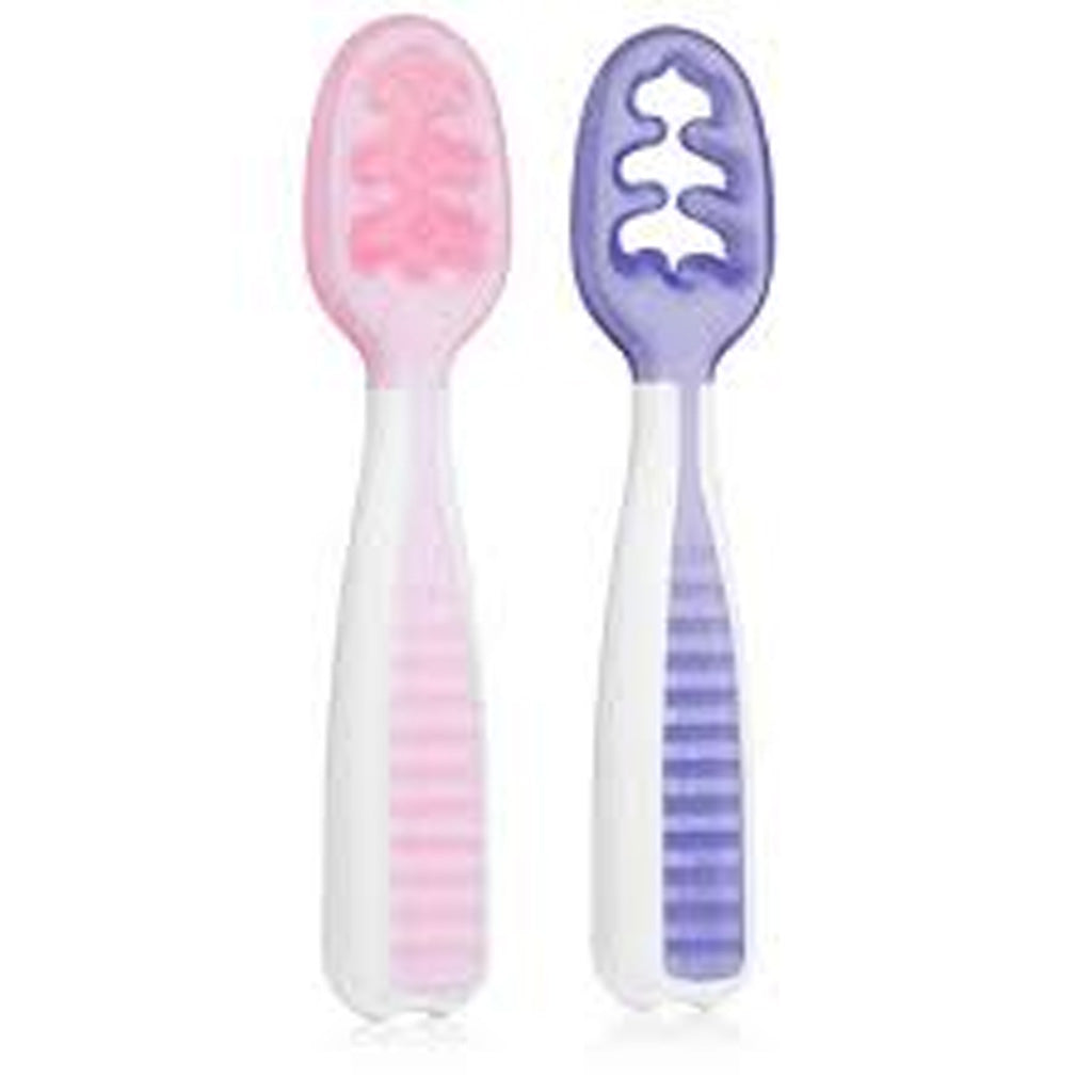 NumNum Pre-Spoon GOOtensil Silicone Spoon (2 Pack)