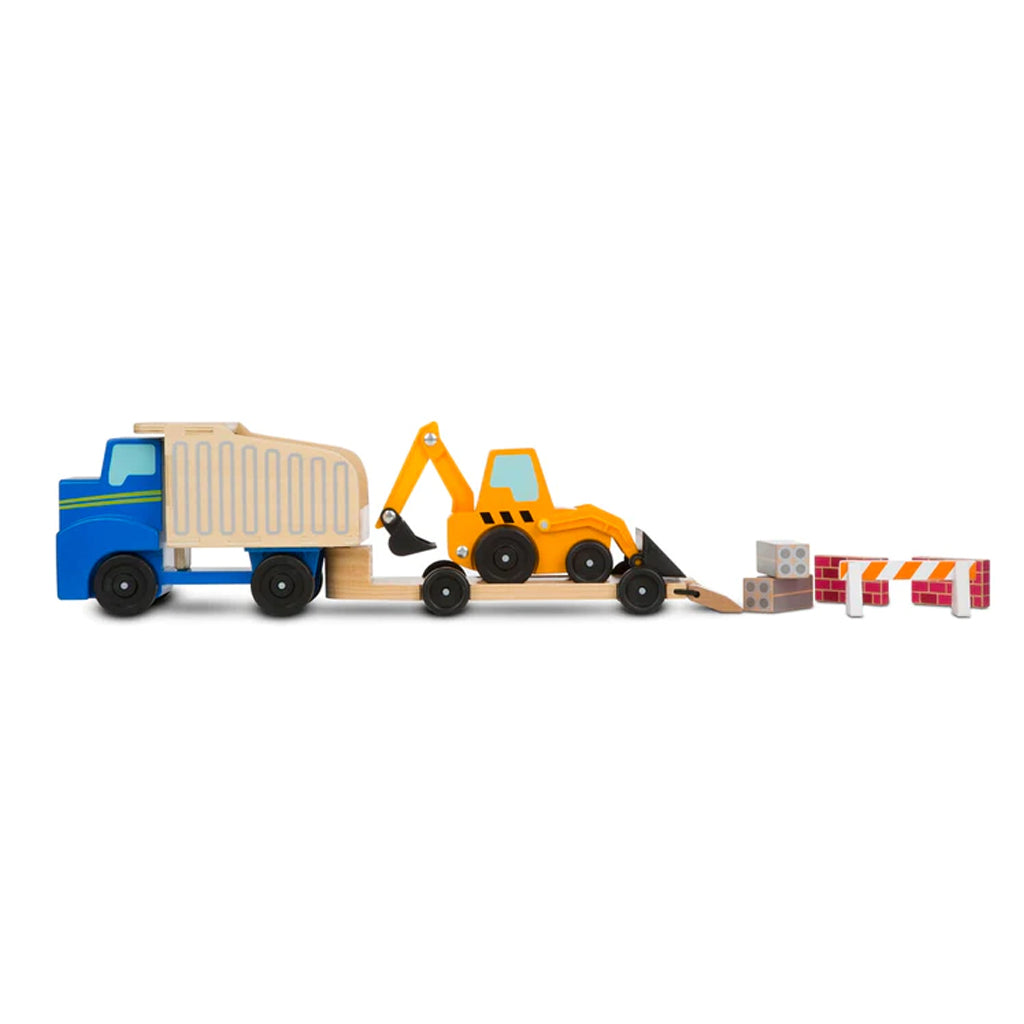 Melissa & Doug Classic Toy Dump Truck & Loader