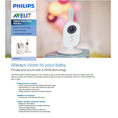 Avent Digital Video Baby Monitor SCD833/05