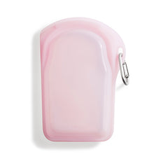 Stasher Reusable Silicone Go Bag, Rainbow Pink (532ml)