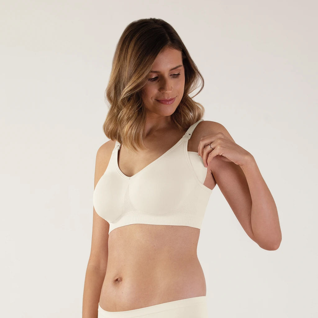 Bravado Body Silk Seamless Nursing Bra Sustainable Antique White