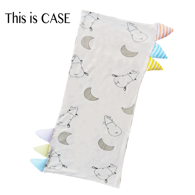 Baa Baa Sheepz Bed-Time Buddy™ Case Big Moon & Sheepz with Stripe Tag