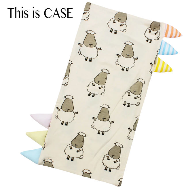 Baa Baa Sheepz Bed-Time Buddy™ Case Big Sheepz with Stripe Tag