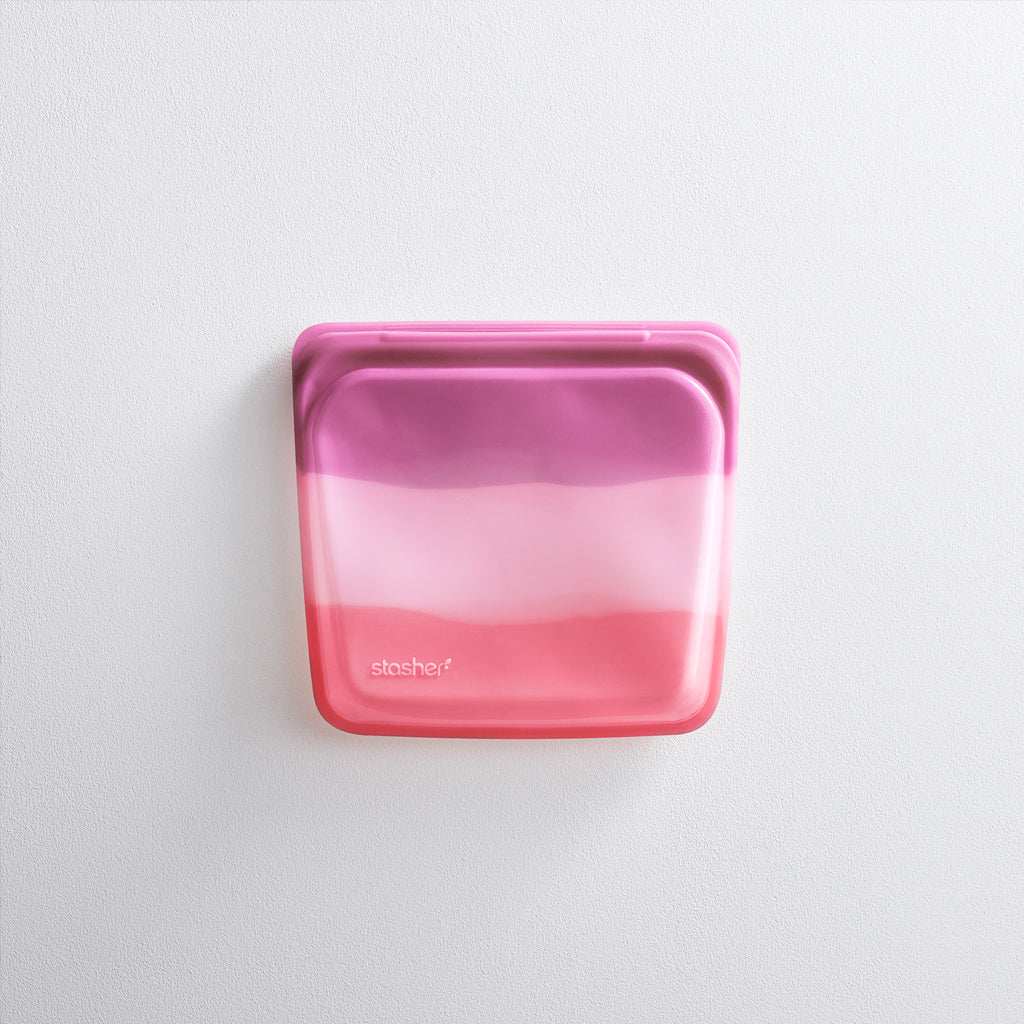 Stasher Reusable Silicone Sandwich Bag Limited Edition, Endangered Sea (828 ml)