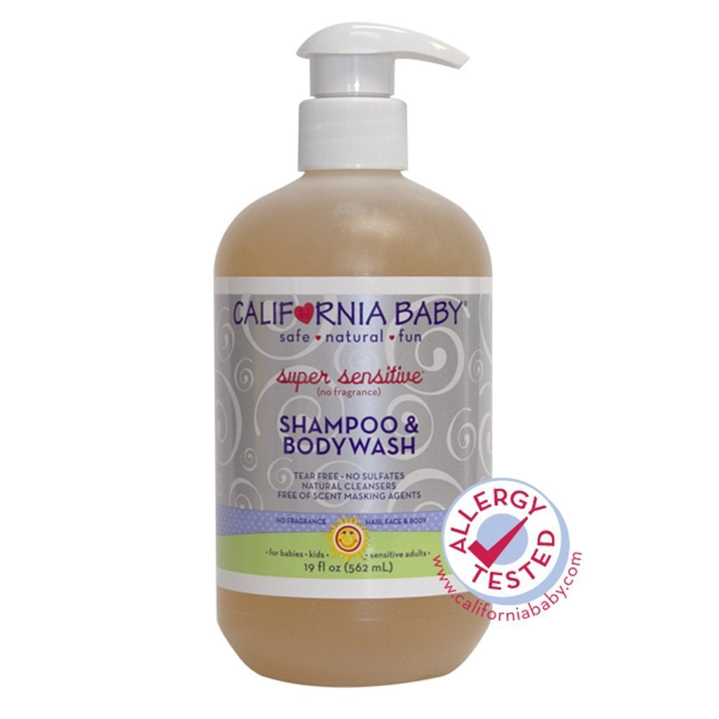 California Baby Super Sensitive™  Shampoo & Bodywash 19oz/562mL