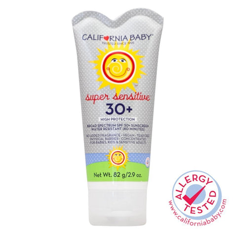 California Baby Super Sensitive™ (No Fragrance) Broad Spectrum SPF 30+ Sunscreen 2.9oz