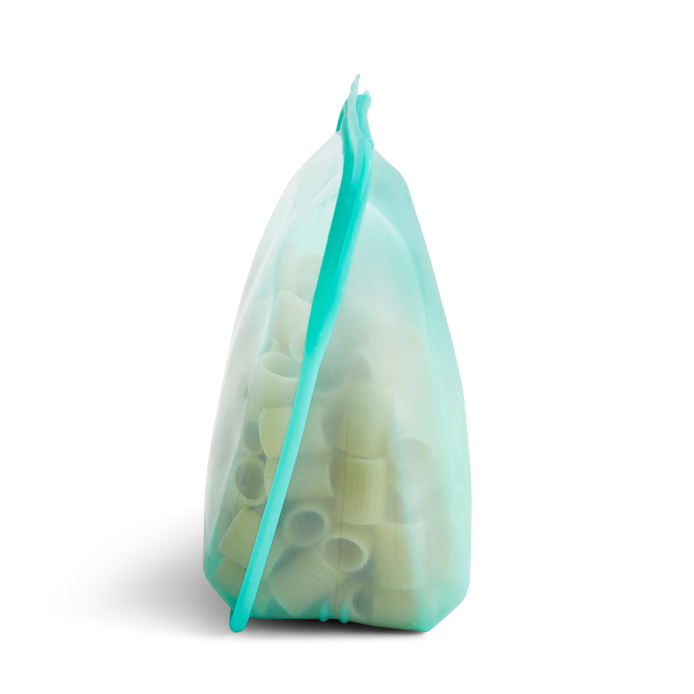 Stasher Reusable Silicone Food Bag, Aqua, Large Stand Up Bag (1.6 litres)