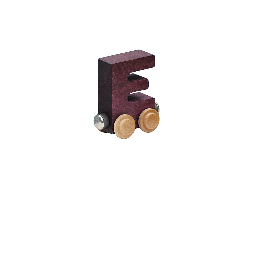 Maple Landmark Magnetic NameTrain - Letter E