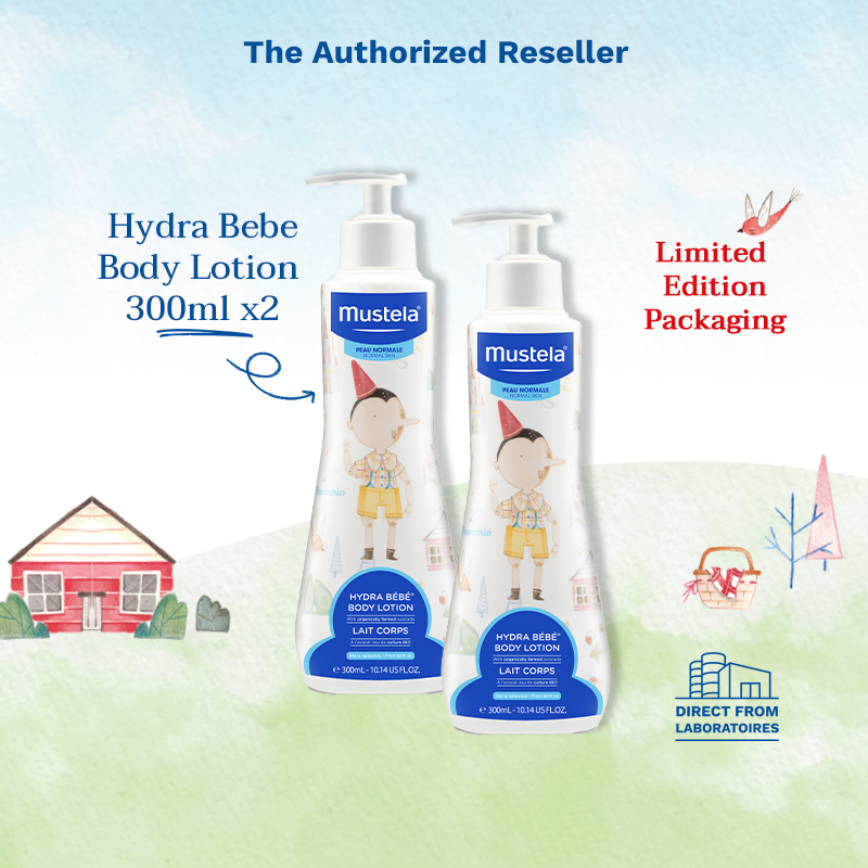 Mustela Fairy Tale Hydra Bebe Body Lotion - Pinocchio