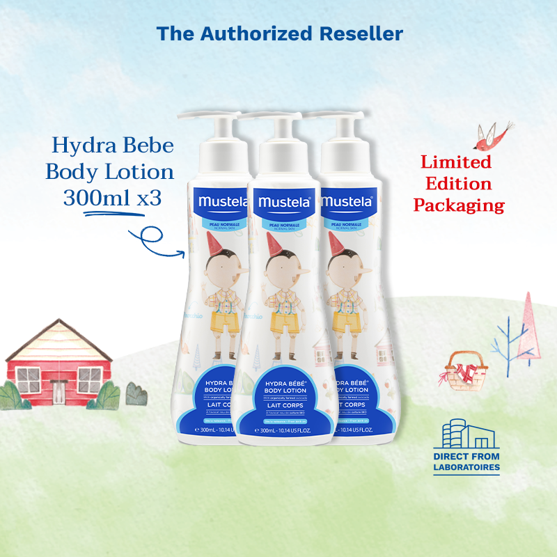 Mustela Fairy Tale Hydra Bebe Body Lotion - Pinocchio