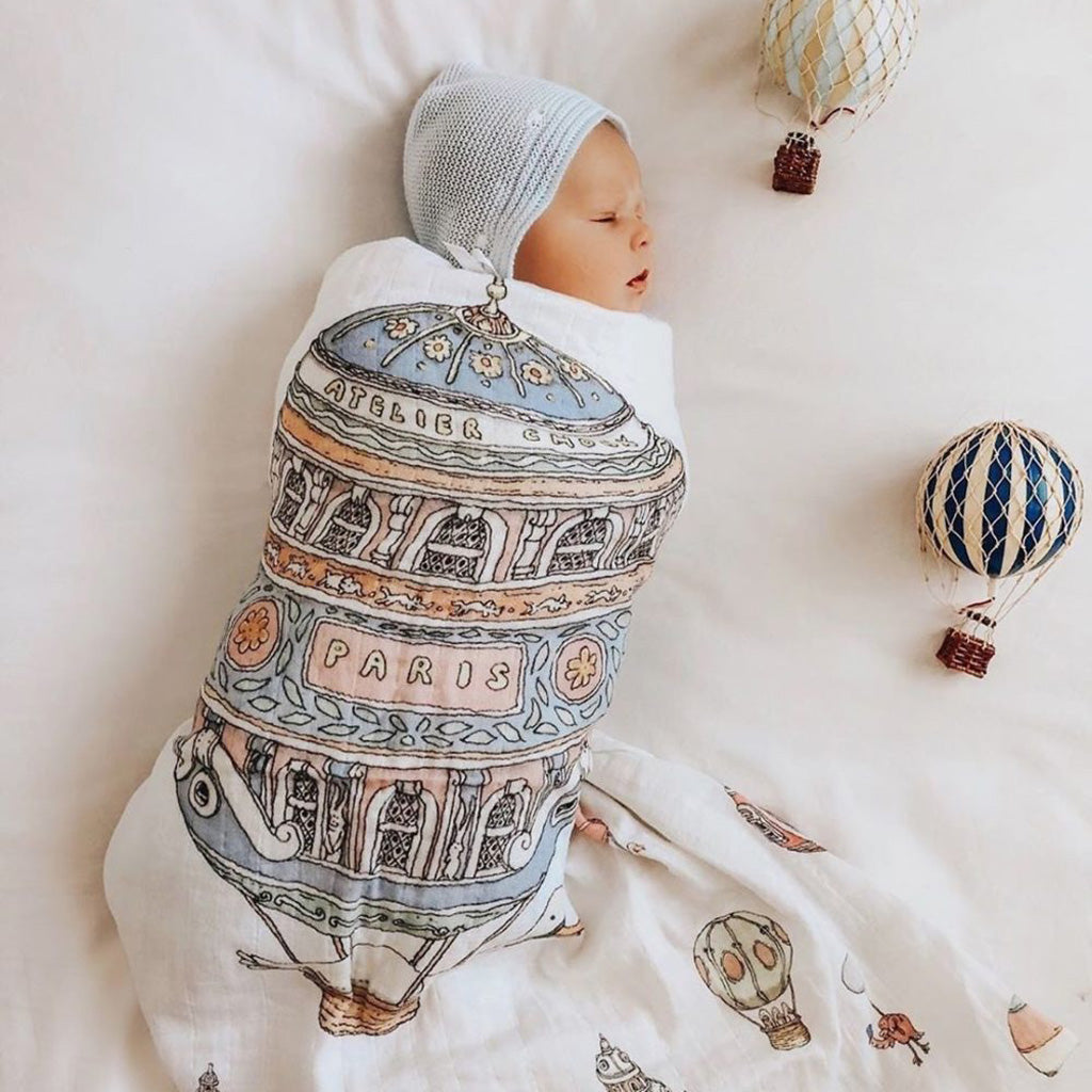 Atelier Choux Carre Swaddle motherswork Singapore – Motherswork