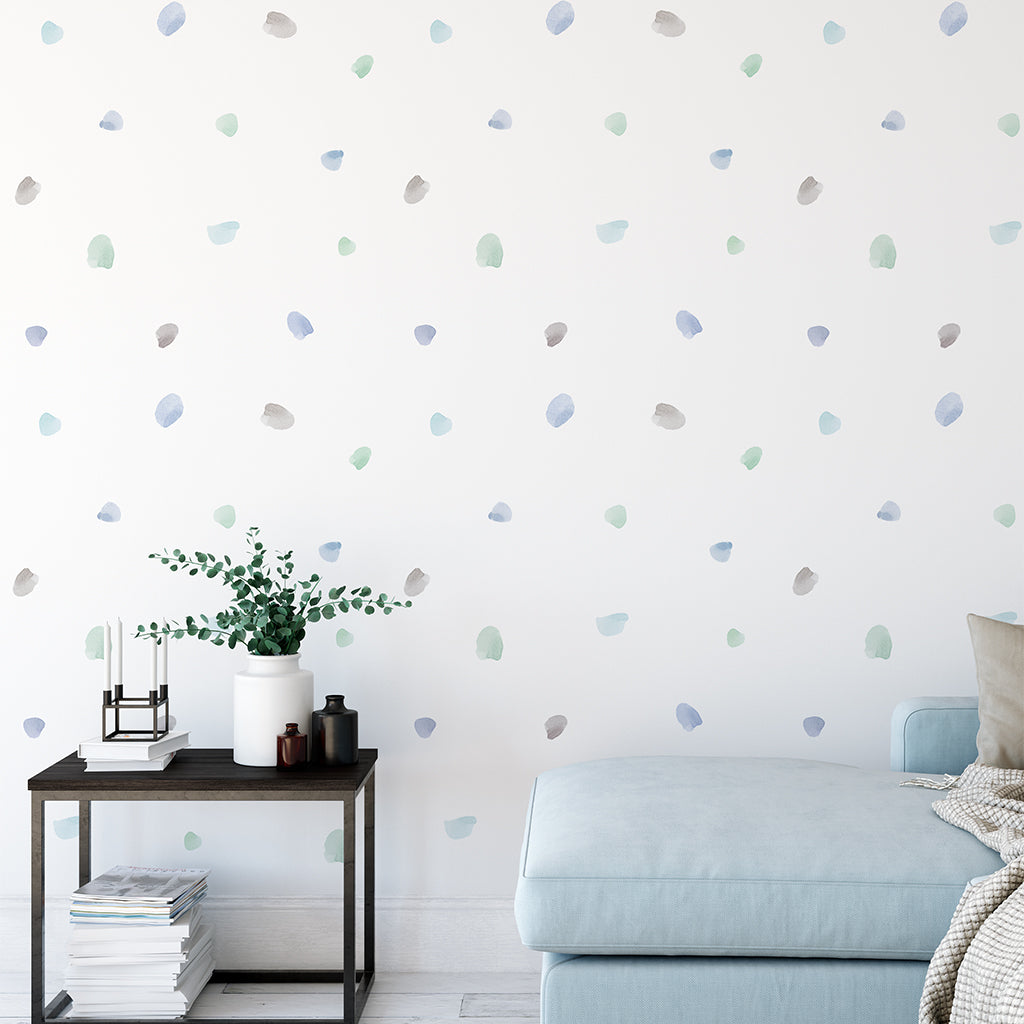 Urban Li'l Irregular Blobs Fabric Decal