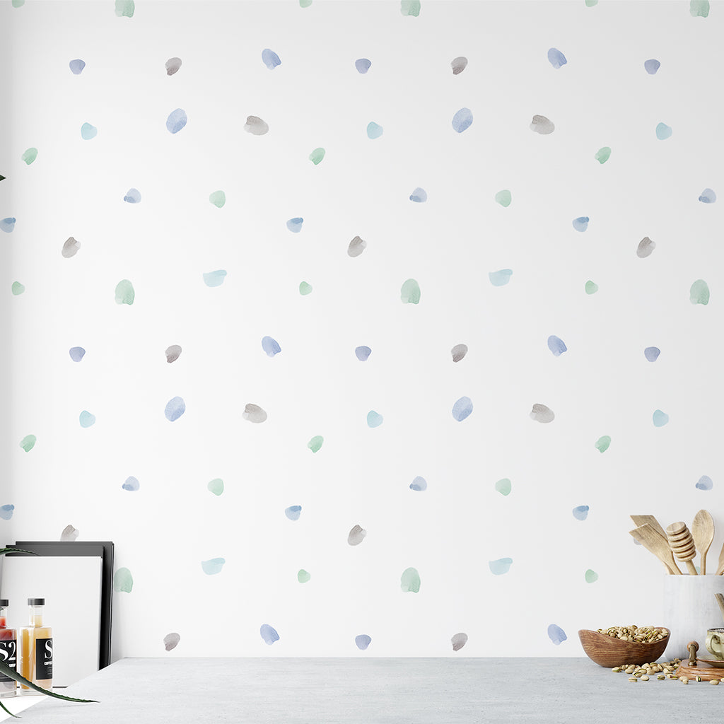 Urban Li'l Irregular Blobs Fabric Decal