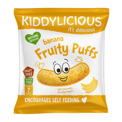 Kiddylicious Fruity Puffs Banana (multipack)