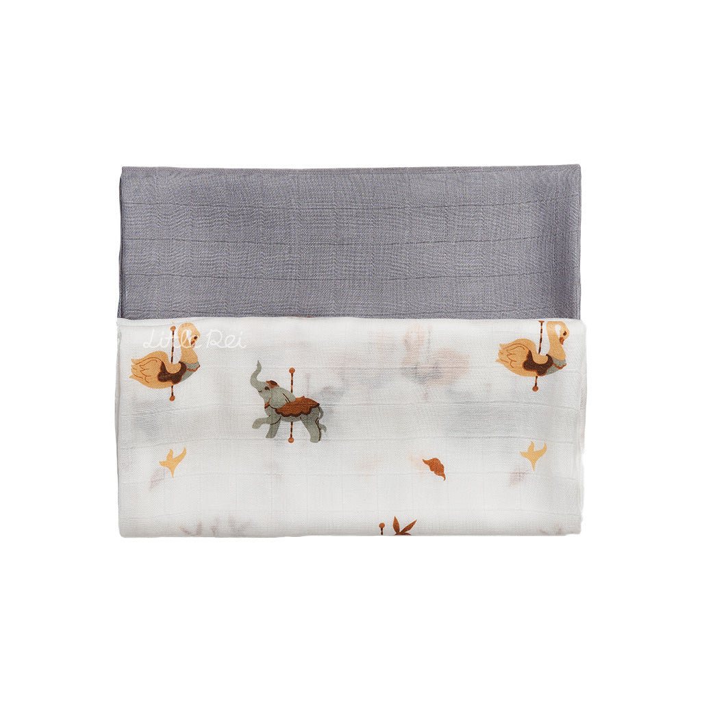 Little Rei Swaddle Blankets - 2pc