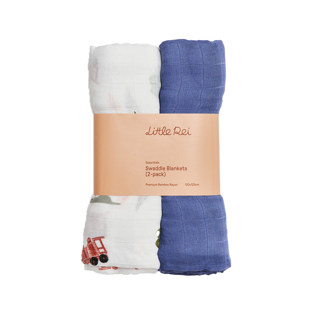 Little Rei Swaddle Blankets - 2pc