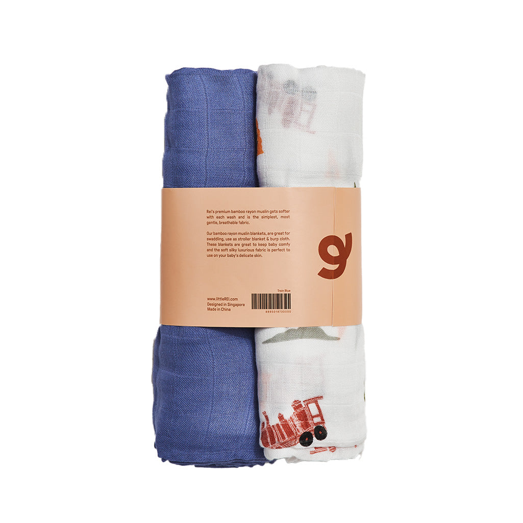 Little Rei Swaddle Blankets - 2pc