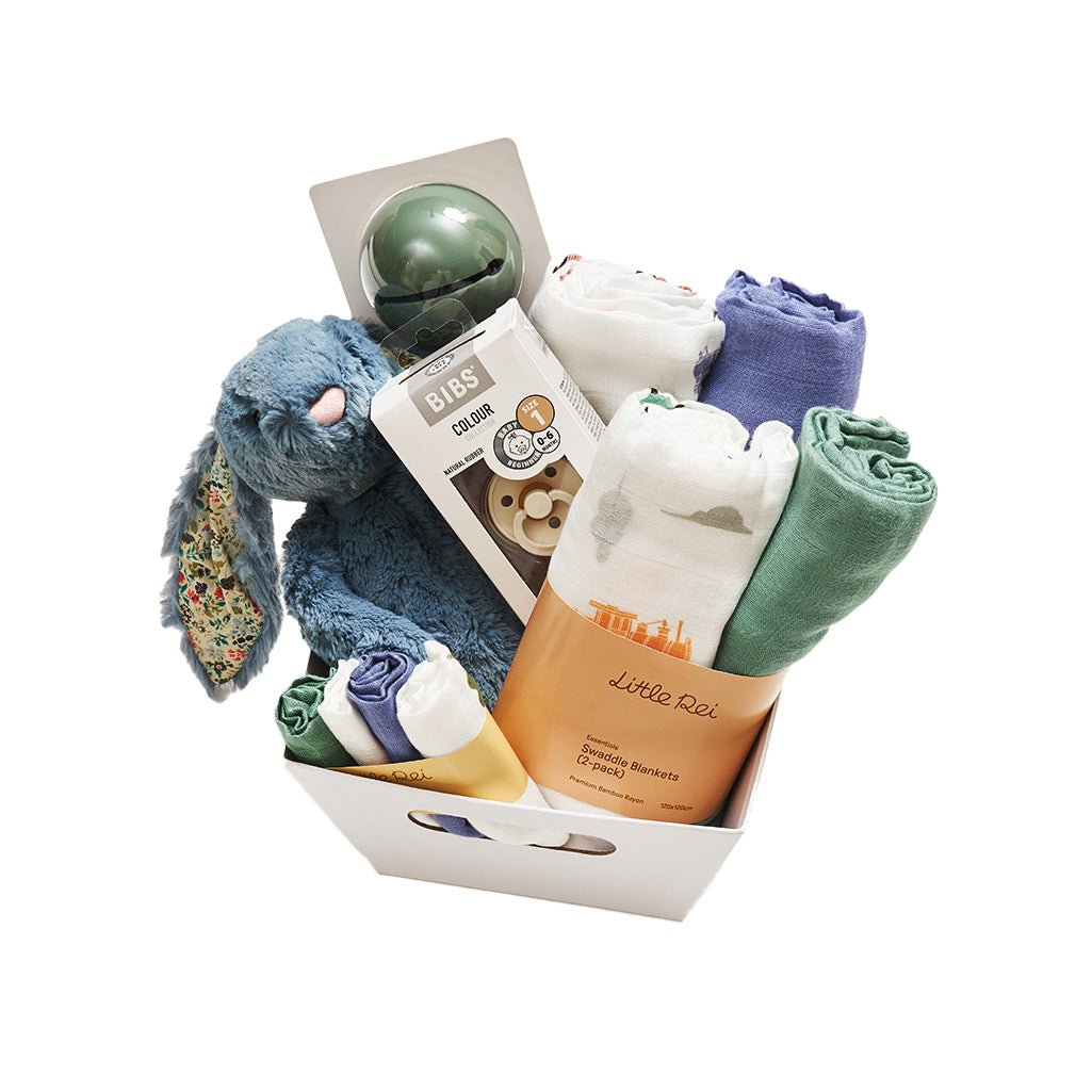 Little Rei Swaddle Train Gift Set