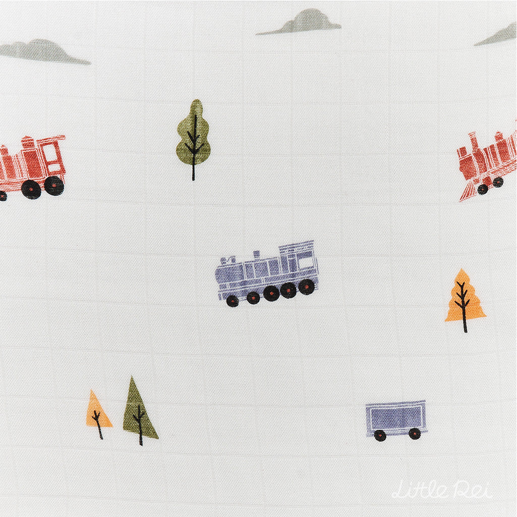 Little Rei Swaddle Train Gift Set