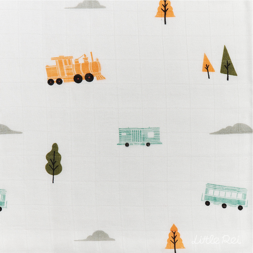 Little Rei Swaddle Train Gift Set