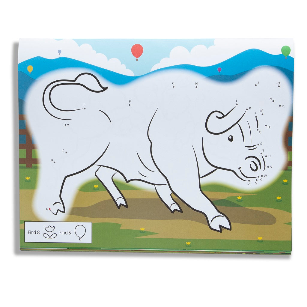 Melissa & Doug ABC Dot-to-Dot Coloring Pad - Farm 4 years+