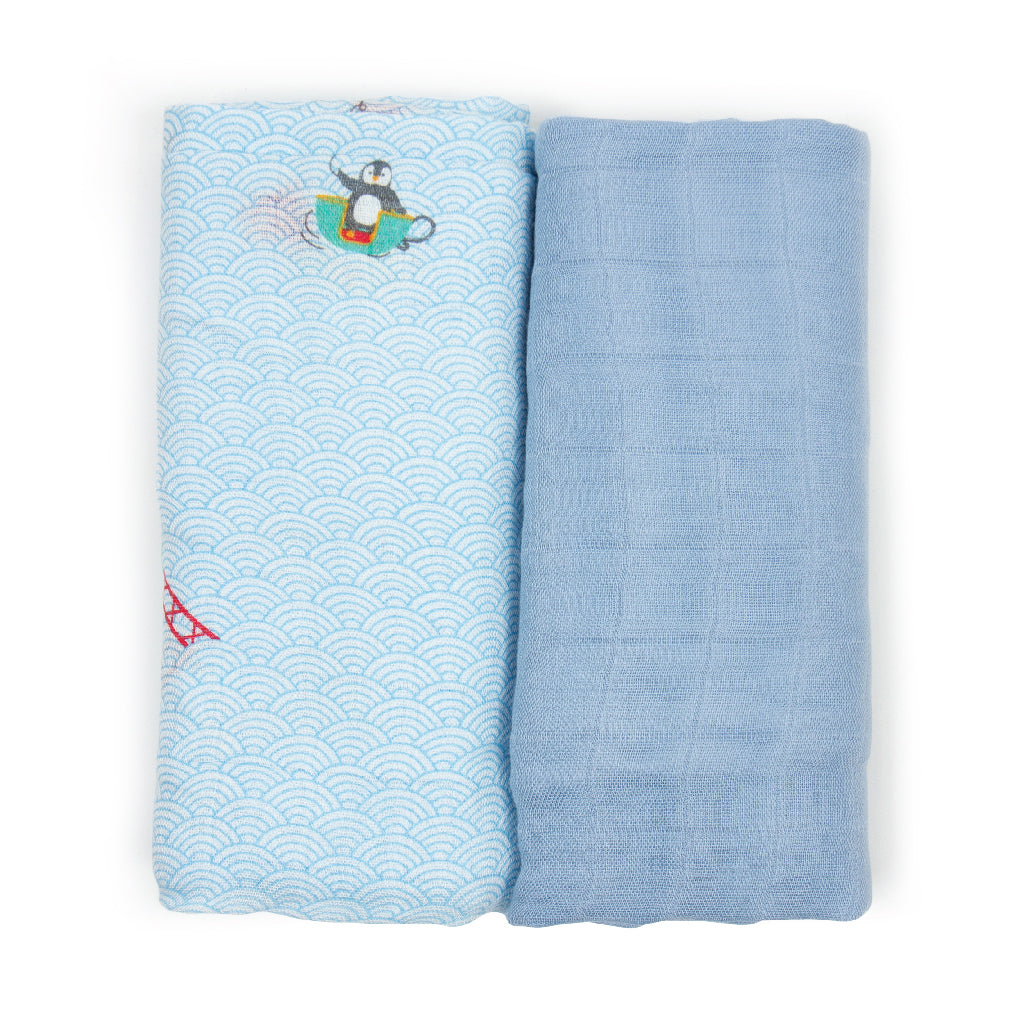 Little Rei x Maison Q Swaddle & Wash Cloth Bundle